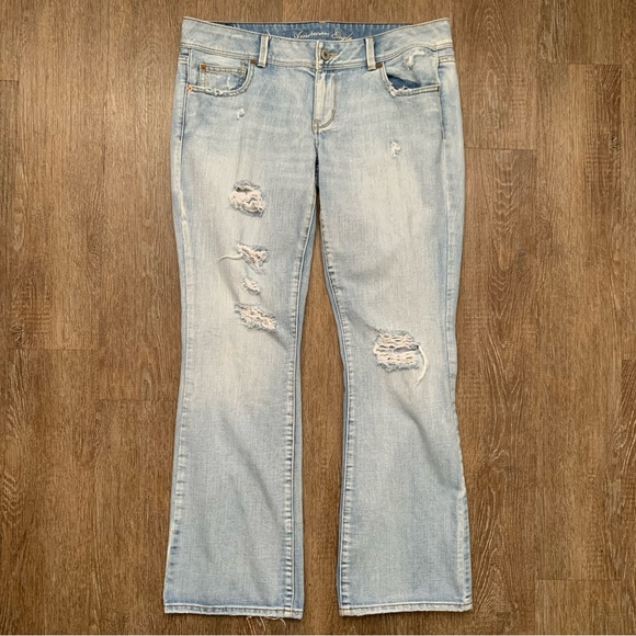 American Eagle Slim Boot Jeans Size 12 - Picture 1 of 11